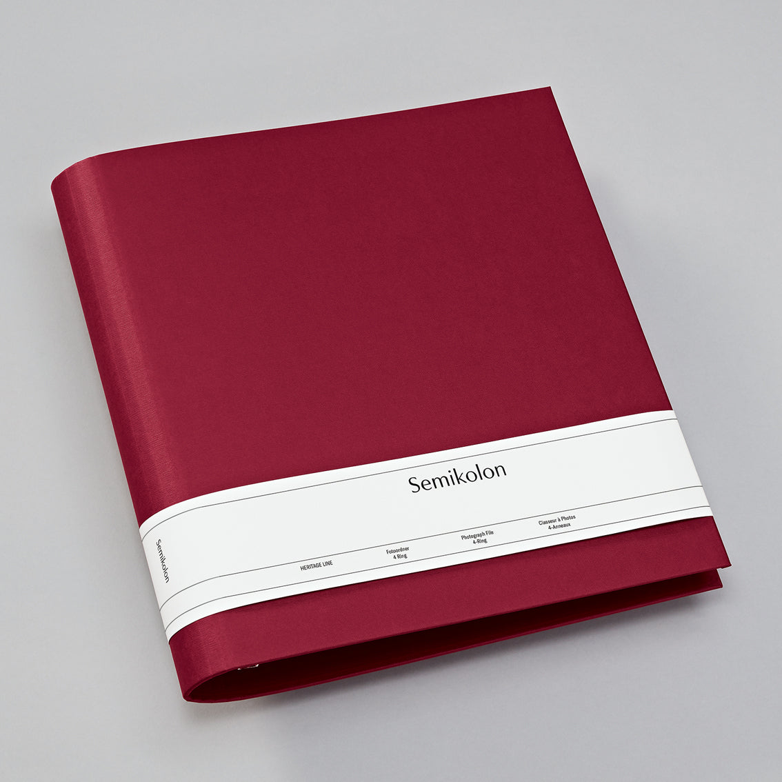 Semicolon ring binder 4-ring