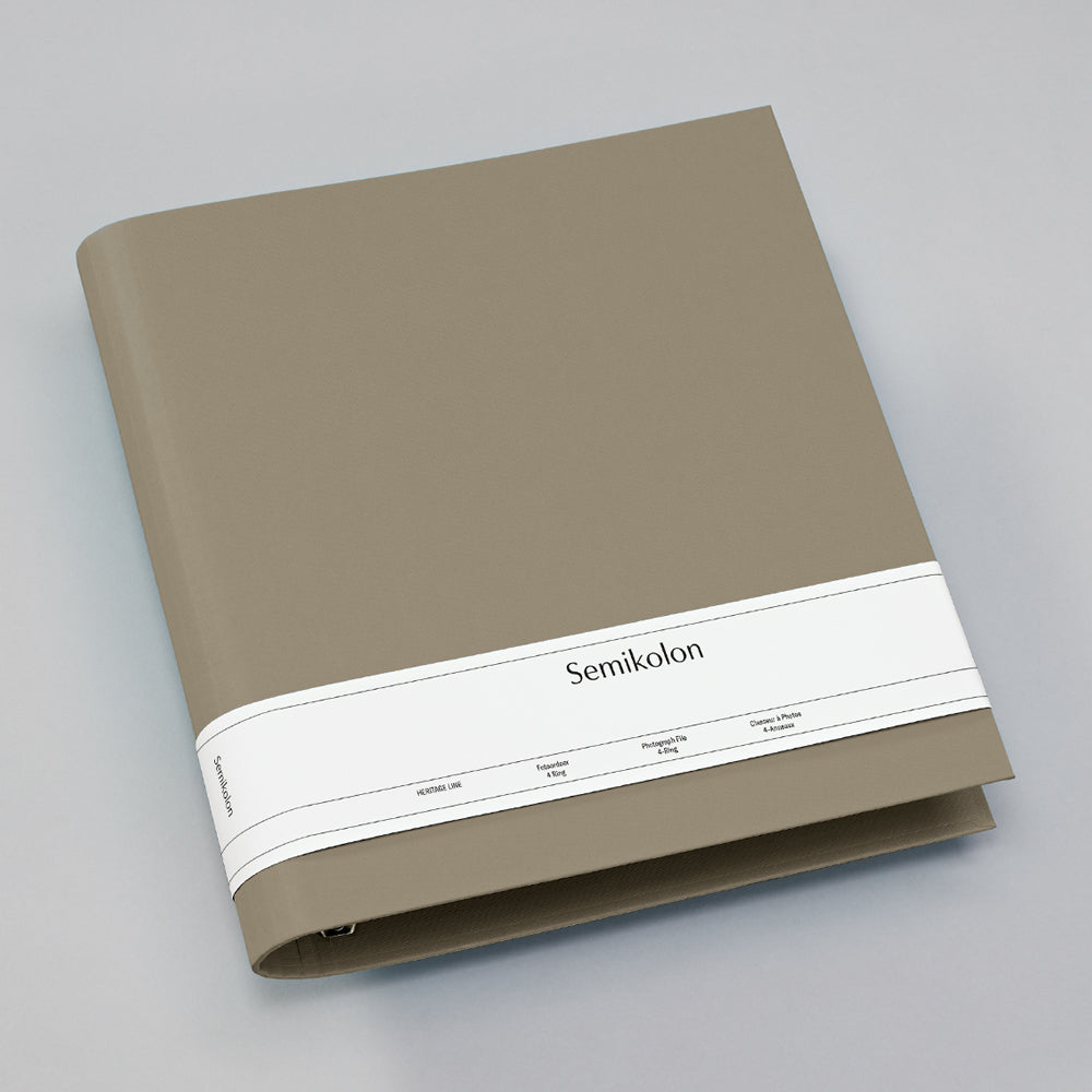 Semicolon ring binder 4-ring