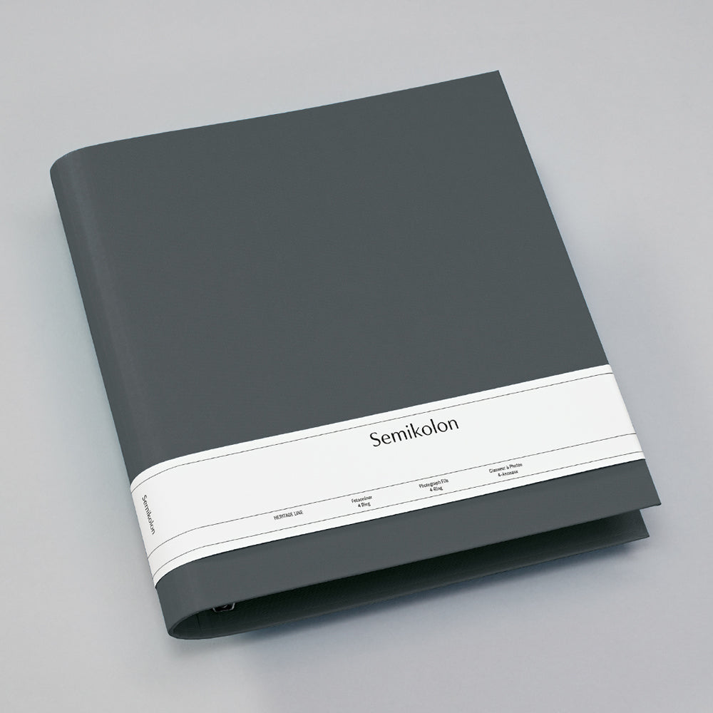 Semicolon ring binder 4-ring