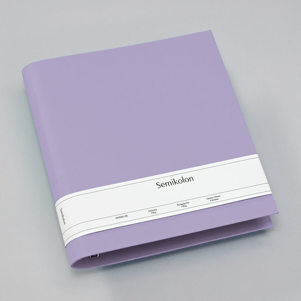 Semicolon ring binder 4-ring