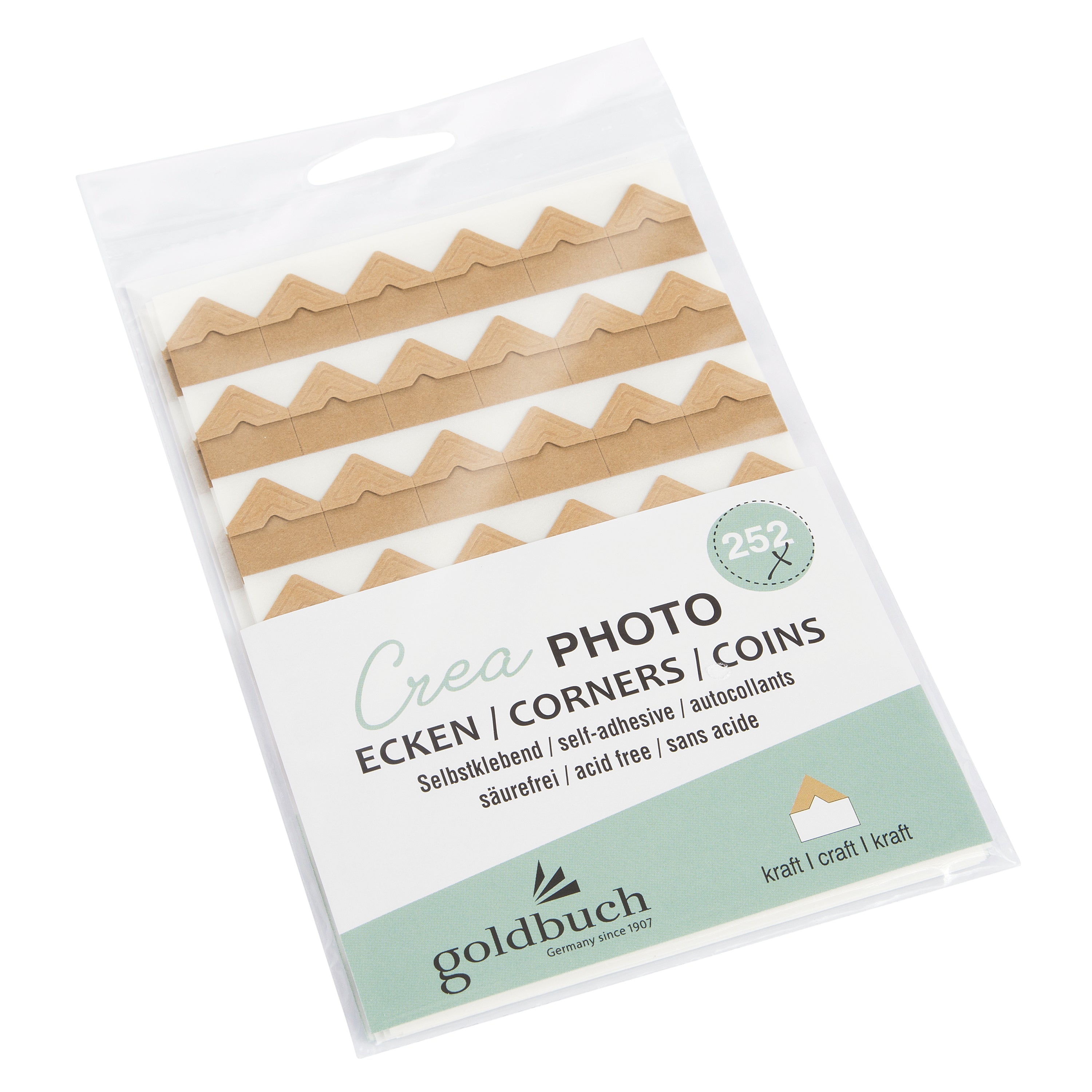 Photo corners Crea, self-adhesive